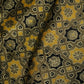 Grey Ajrakh Print Modal Silk Fabric 0094 IA-20753
