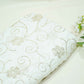 White Floral Mukaish Work Georgette Dyeable Fabric 1289 GT-20774  