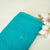 Sky Blue Cutdana Thread Embroidery Organza Fabric 404 SD-20785