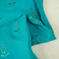 Sky Blue Cutdana Thread Embroidery Organza Fabric 404 SD-20785
