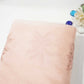 Peach Cutdana Embroidery Organza Fabric 417 SD-20828