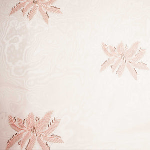 Peach Cutdana Embroidery Organza Fabric 417 SD-20828