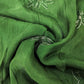 Olive Green Cutdana Embroidery Organza Fabric SD-20834