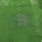 Olive Green Cutdana Embroidery Organza Fabric SD-20834