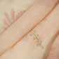 Peach Thread Sequins Embroidery Organza Fabric 390 SD-20858