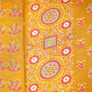 Brown Patch Print Bemberg Silk Fabric 20876