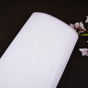 White Solid Hard Net Fabric RWSL-29209 - TradeUNO