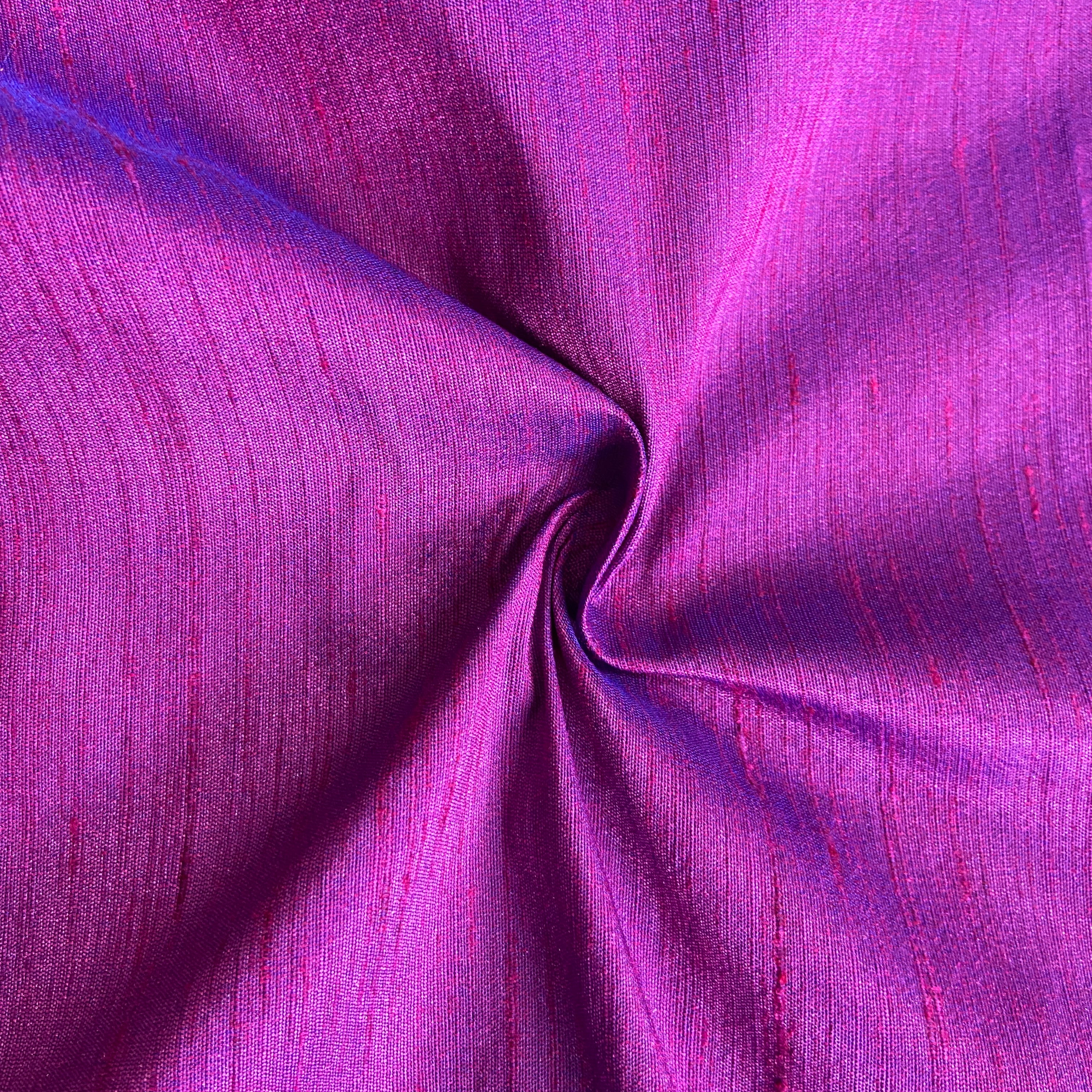Purple Solid Dupian Silk Fabric 20900