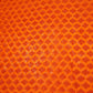 Orange Geometrical Print Organza Fabric 2431 MTF-20934