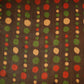 Brown Polka Dot Print Organza Fabric 20938