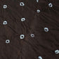 Brown Bandhani Print Russian Silk Fabric 01331 GT-20940