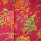 Magenta Floral Print Bemberg Gajji Silk 20957