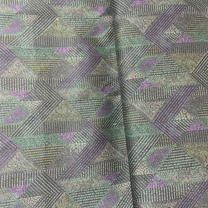 Sage Green Geometrical Print Pashmina Fabric
