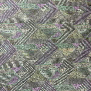 Sage Green Geometrical Print Pashmina Fabric