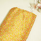Brown Floral Print Natural Crepe Fabric 2703 MTF-21057