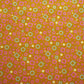Brown Floral Print Natural Crepe Fabric 2703 MTF-21057