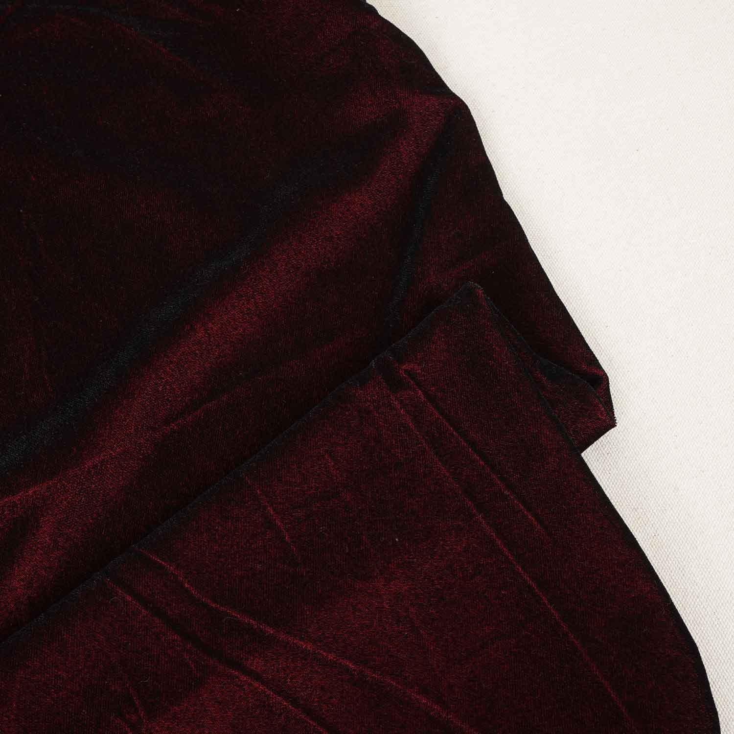 Brick Red Solid Micro Velvet 9000 MSMR-21231 - TradeUNO