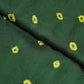 Dark Green Bandhani Print Bemberg Silk Fabric 01439 GT-21267