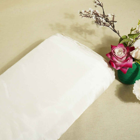 White Solid Upada Silk Dyeable Fabric 6146 SKLF-21285