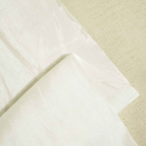 White Solid Upada Silk Dyeable Fabric 6146 SKLF-21285