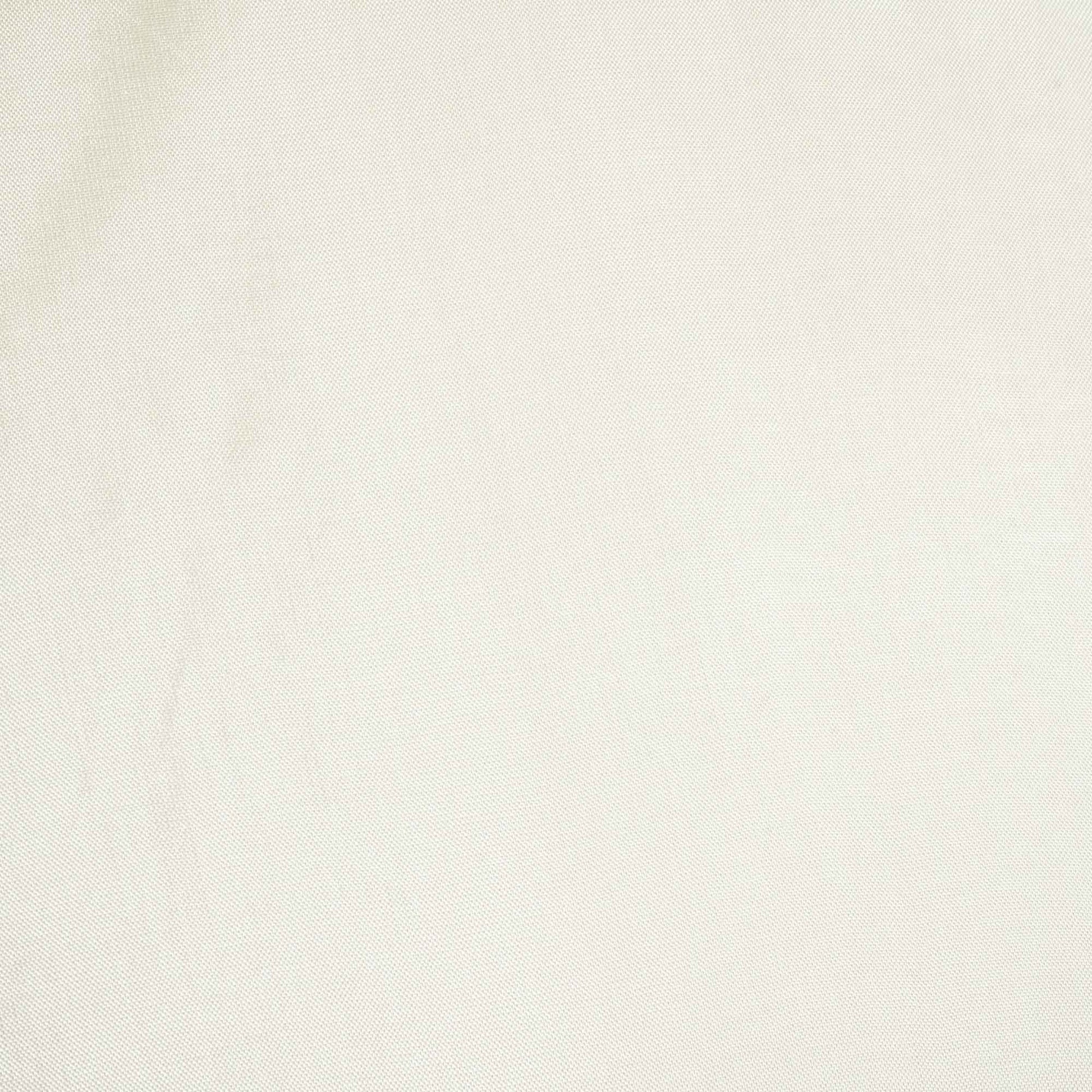 White Solid Upada Silk Dyeable Fabric 6146 SKLF-21285