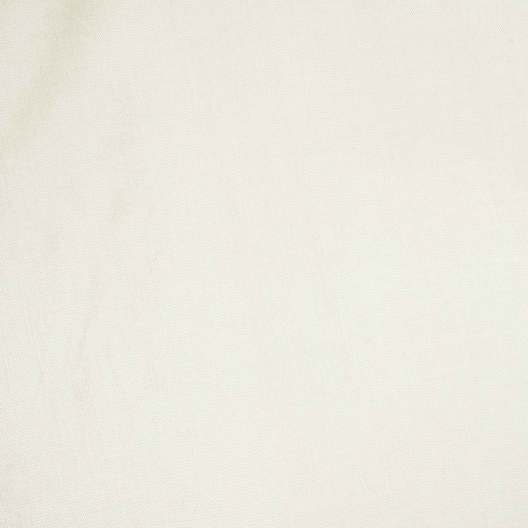 White Solid Upada Silk Dyeable Fabric 6146 SKLF-21285