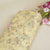 Yellow French knot Thread Embroidery Georgette Fabric RA-28216