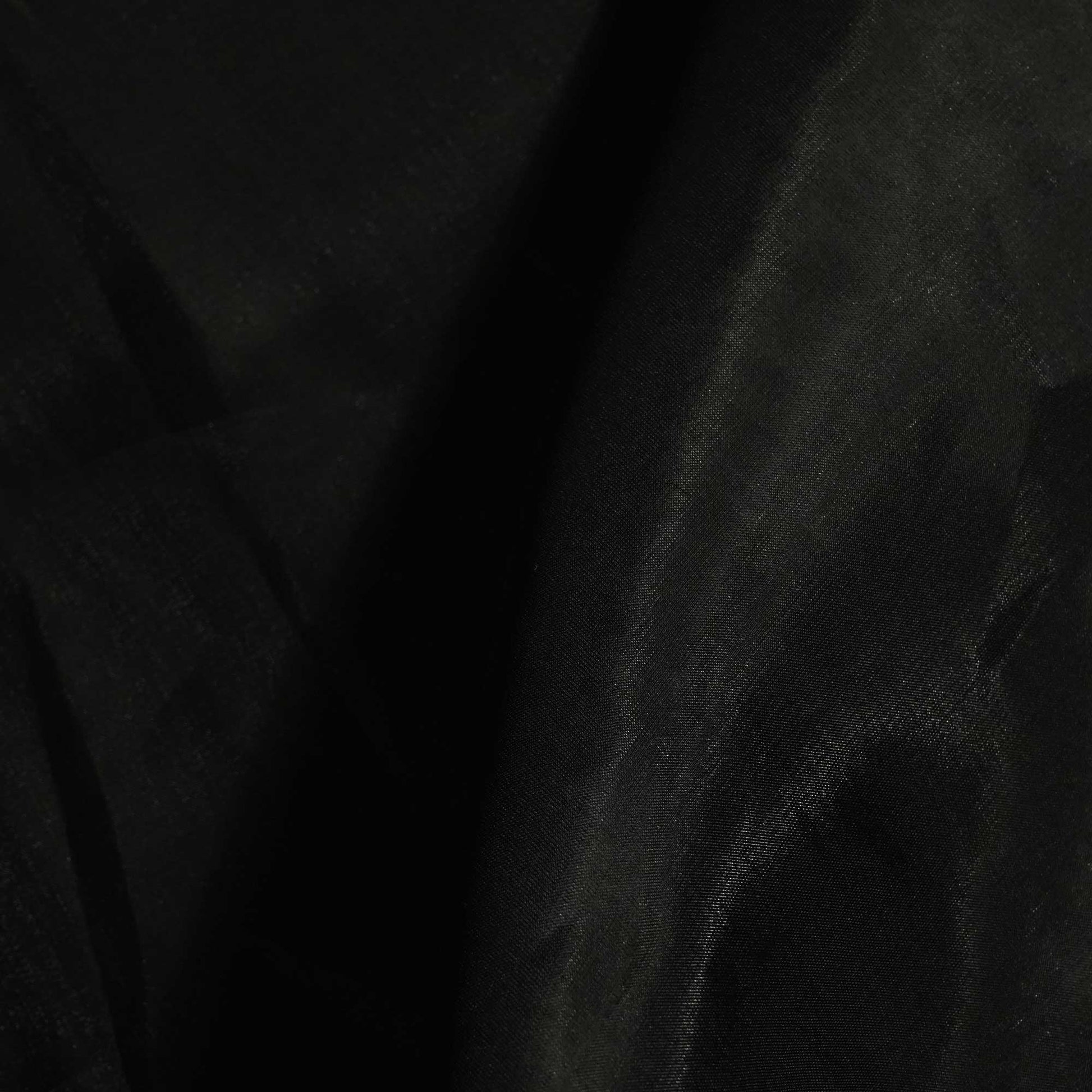 Black Solid Jimmy Choo Organza Fabric 4014 AF-21958