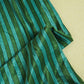 Sky Blue & Green Strips Velvet Fabric MF-28224 - TradeUNO
