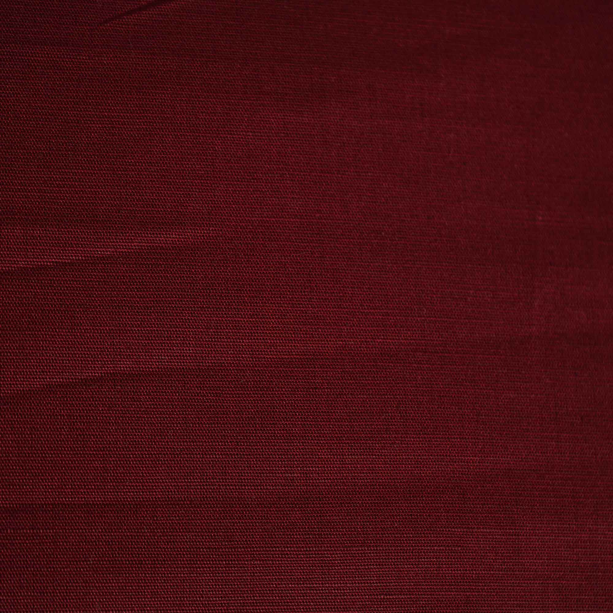 Maroon Solid Cotton Linen Fabric 22482 - TradeUNO