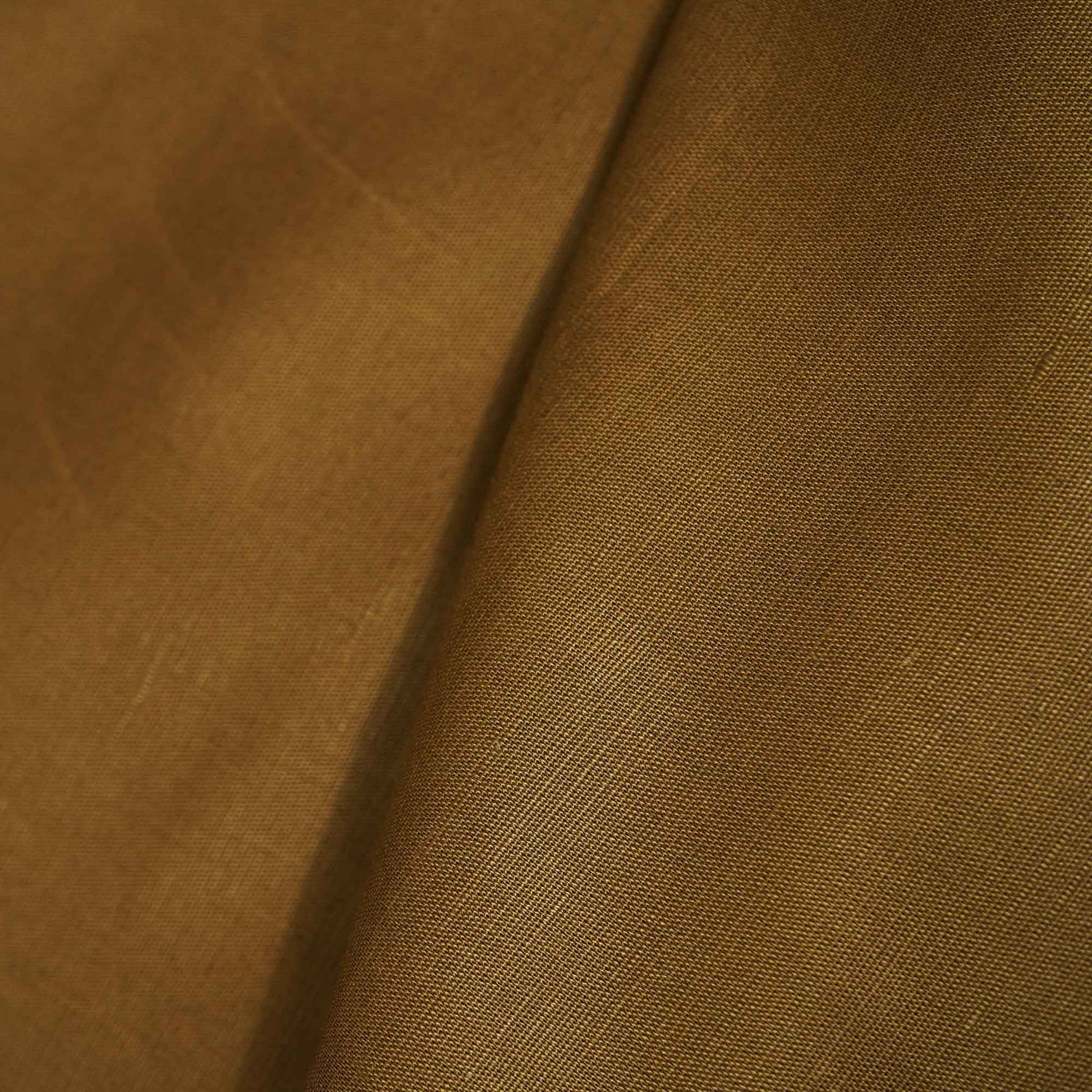 Brown Solid Cotton Linen MKT-22483