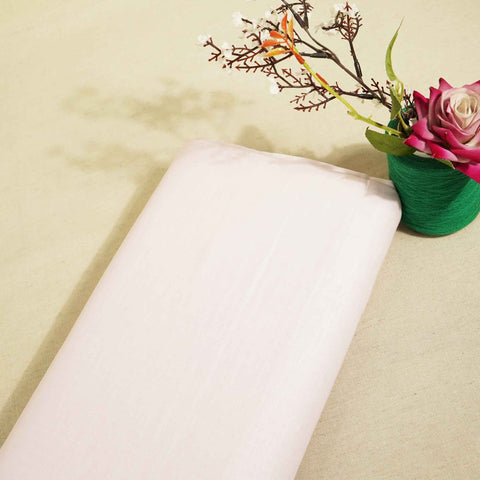 Light Pink Solid Cotton Linen Fabric 22484