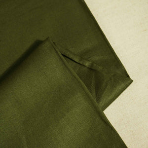 Dark Green Solid Cotton Linen MKT-22486
