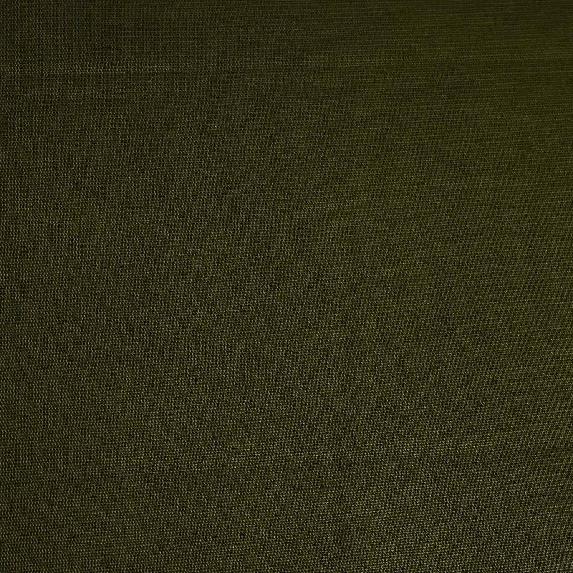 Dark Green Solid Cotton Linen MKT-22486