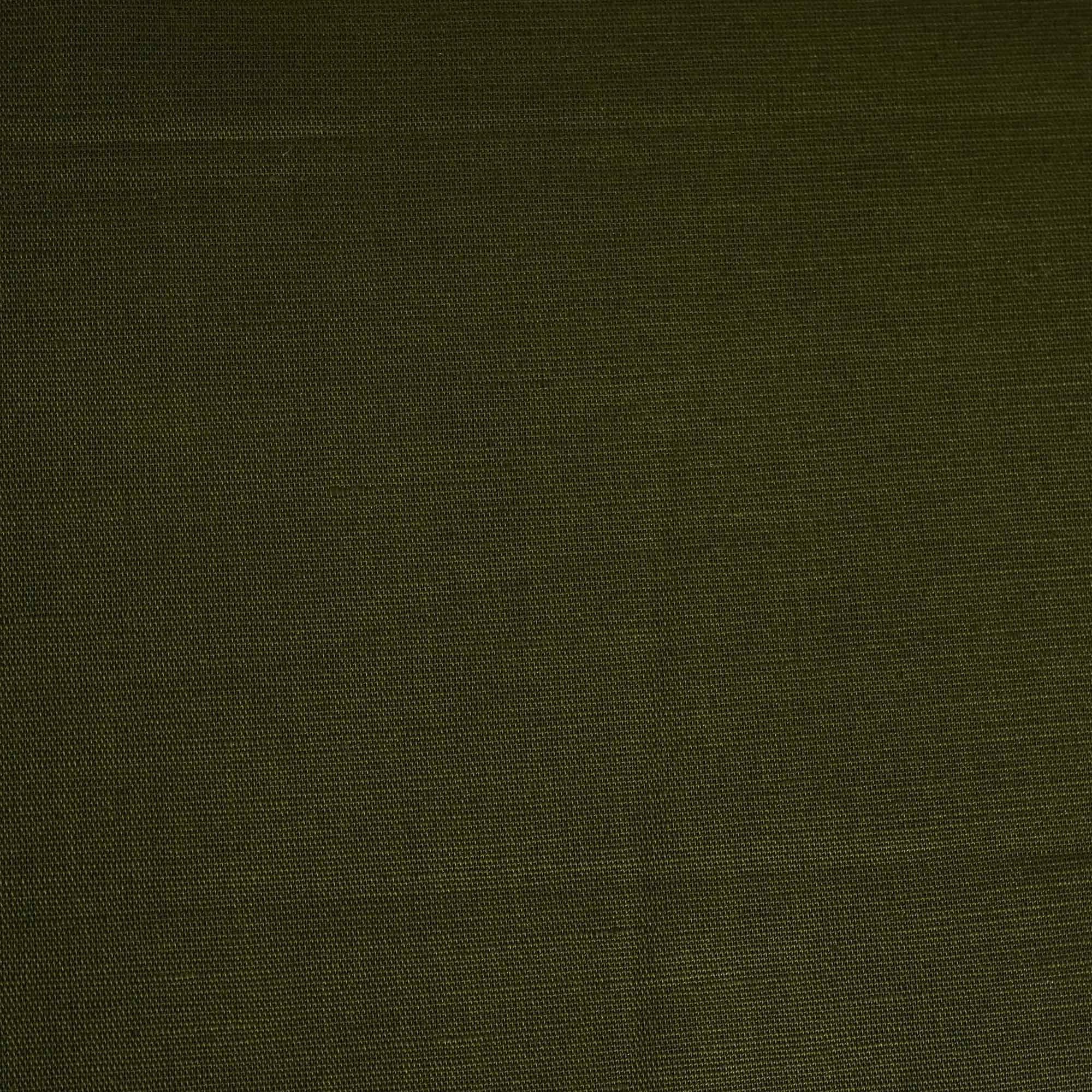 Dark Green Solid Cotton Linen MKT-22486