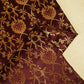 Maroon Brocade Fabric 802KRE-22514
