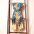 Beige & Blue Pen Kalamkari Cotton Silk Dupatta
