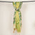 Beige & Green Pen Kalamkari Cotton Silk Dupatta
