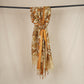Beige & Brown Pen Kalamkari Cotton Silk Dupatta