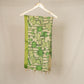 Beige & Green Pen Kalamkari Cotton Silk Dupatta