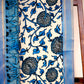 Blue Pen Kalamkari Cotton Silk Dupatta