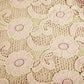 Pink Floral Cotton Crochet Fabric CF-22594