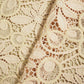 Peach Floral Cotton Crochet Fabric CF-22595
