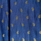 Blue Banarasi Brocade Fabric 19211