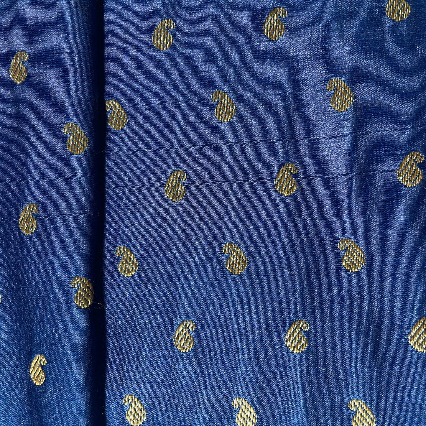 Blue Banarasi Brocade Fabric 19211