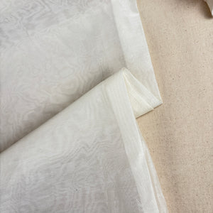 Off White Solid Dyeable 60gm Chanderi Silk Fabric KR-28229 - TradeUNO