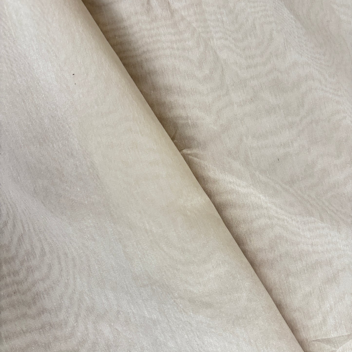 Off White Solid Dyeable 60gm Chanderi Silk Fabric KR-28229