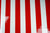 CTF 550 GSM single side Stripe Glossy Red & White