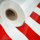 CTF 550 GSM SINGLE SIDE STRIPE GLOSSY RED + WHITE