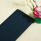 Navy Blue Solid Cotton Linen MKT-23298